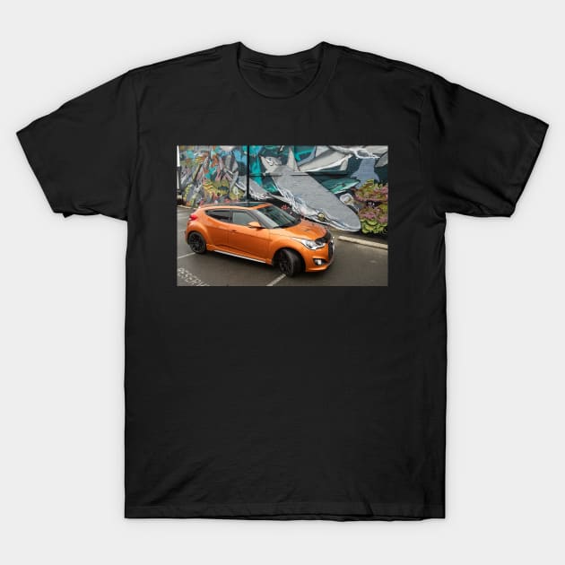 Veloster Shark T-Shirt by graphius